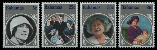 Bahamas 1985 - Mi-Nr. 594-597 ** - MNH - Queen Mum