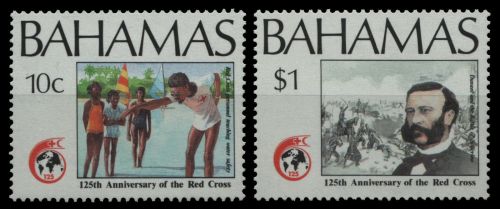 Bahamas 1989 - Mi-Nr. 699-700 ** - MNH - Rotes Kreuz / Red cross