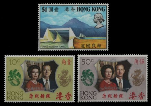 Hongkong 1972 - Mi-Nr. 263 & 264-265 ** - MNH - 2 Ausgaben