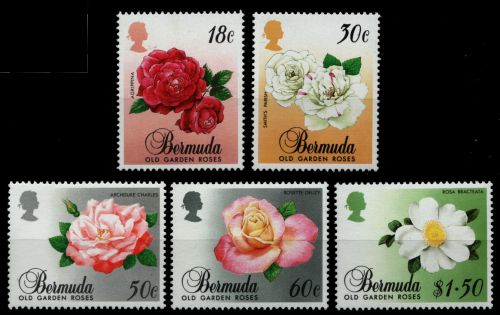 Bermuda 1989 - Mi-Nr. 550-554 ** - MNH - Rosen / Roses