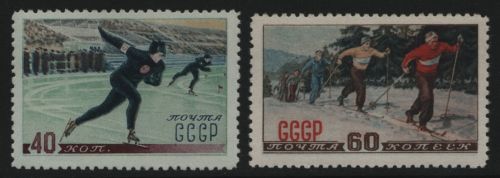 Russia / Sowjetunion 1952 - Mi-Nr. 1619-1620 ** - MNH - Type I