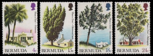 Bermuda 1973 - Mi-Nr. 287-290 ** - MNH - Bäume / Trees