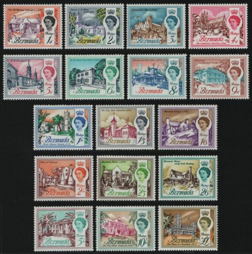 Bermuda 1962 - Mi-Nr. 162-180 ** - MNH - Freimarken / Definitives