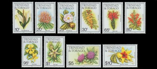 Trinidad & Tobago 1988 - Mi-Nr. 479-494 VI ** - MNH - Blumen / Flowers