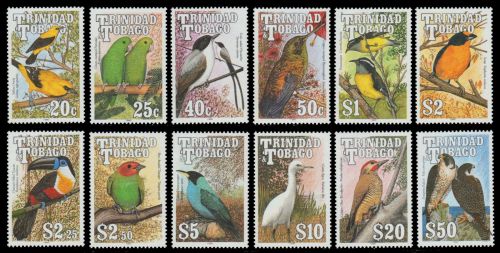 Trinidad & Tobago 1990 - Mi-Nr. 609-620 ** - MNH - Vögel / Birds (II)