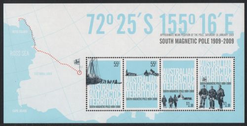 AAT / Austral. Antarktis 2009 - Mi-Nr. Block 3 A ** - MNH - E. Shackleton