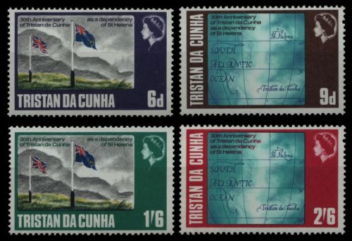Tristan da Cunha 1968 - Mi-Nr. 120-123 ** - MNH - St. Helena