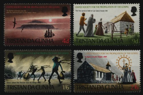 Tristan da Cunha 1969 - Mi-Nr. 128-131 ** - MNH - Anglikanische Mission