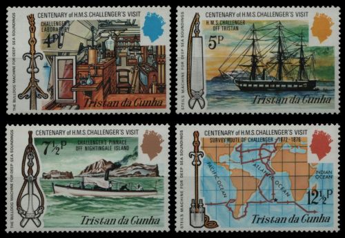 Tristan da Cunha 1973 - Mi-Nr. 181-184 ** - MNH - Schiffe / Ships