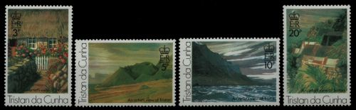 Tristan da Cunha 1976 - Mi-Nr. 209-212 ** - MNH - Gemälde / Paintings