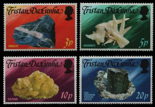 Tristan da Cunha 1978 - Mi-Nr. 241-244 ** - MNH - Mineralien / Minerals