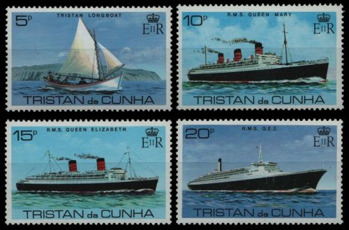 Tristan da Cunha 1979 - Mi-Nr. 257-260 ** - MNH - Schiffe / Ships