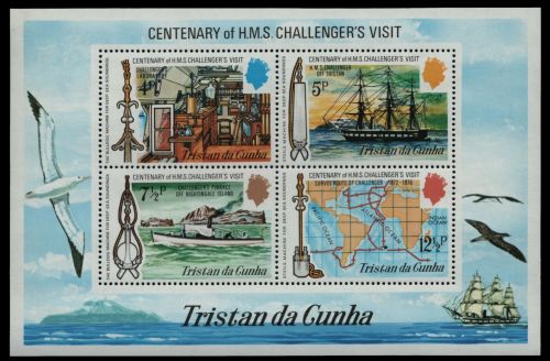Tristan da Cunha 1973 - Mi-Nr. Block 2 ** - MNH - Schiffe / Ships