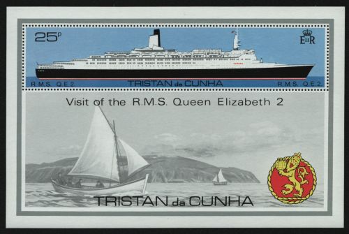 Tristan da Cunha 1979 - Mi-Nr. Block 9 ** - MNH - Schiffe / Ships
