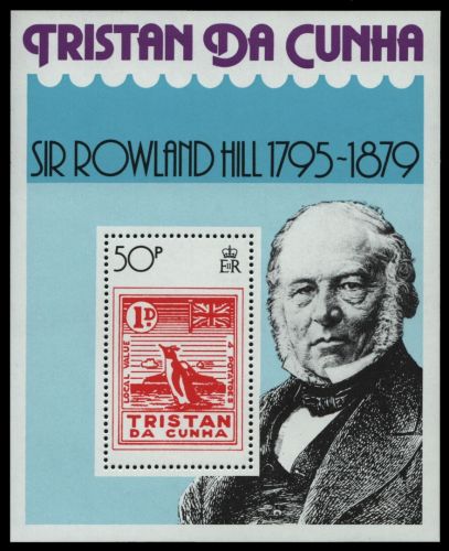 Tristan da Cunha 1979 - Mi-Nr. Block 10 ** - MNH - Marke auf Marke