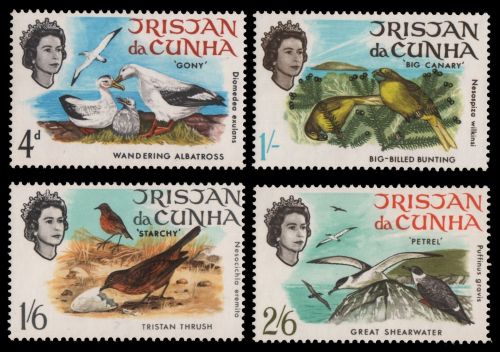 Tristan da Cunha 1968 - Mi-Nr. 116-119 ** - MNH - Vögel / Birds