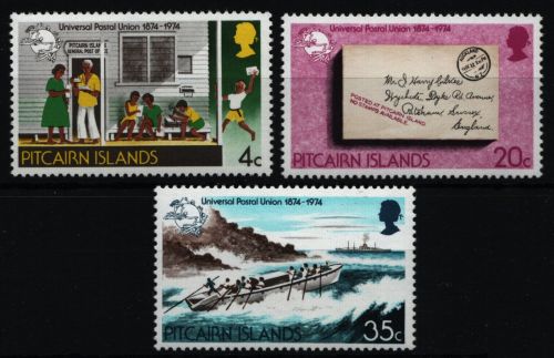 Pitcairn 1974 - Mi-Nr. 141-143 ** - MNH - UPU