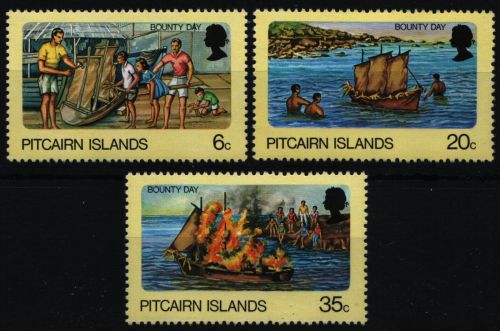 Pitcairn 1978 - Mi-Nr. 174-176 ** - MNH - Schiffe / Ships