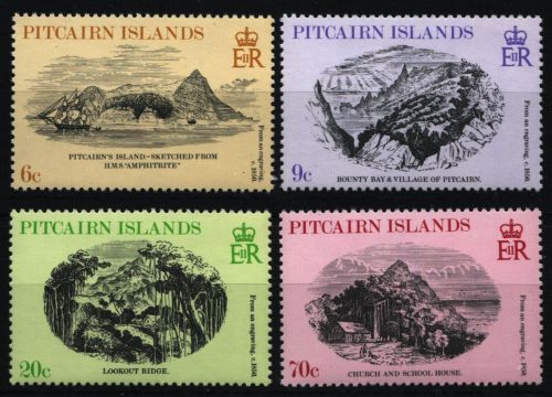 Pitcairn 1979 - Mi-Nr. 184-187 ** - MNH - Alte Stiche