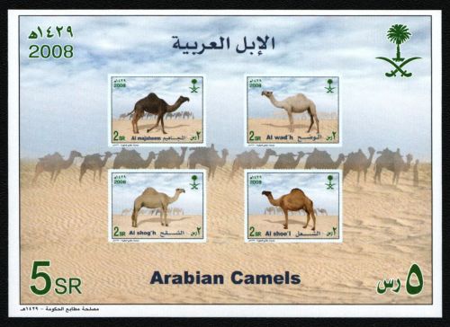 Saudi-Arabien 2008 - Mi-Nr. Block 42 ** - MNH - Kamele / Camel