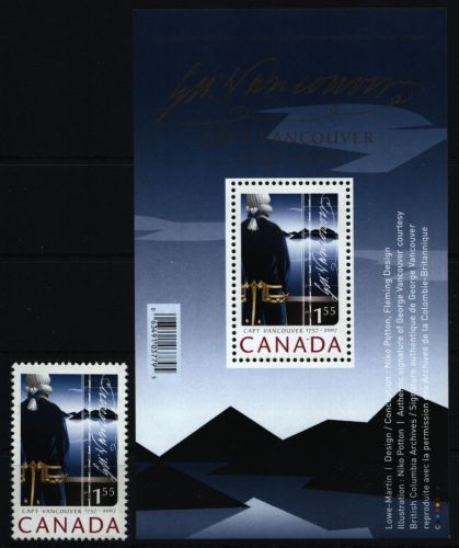 Kanada 2007 - Mi-Nr. 2408 A & Block 95 ** - MNH - George Vancouver
