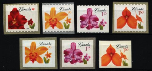 Kanada 2007 - Mi-Nr. 2451-2454 BC & 2451-2454 BB ** - MNH - Blumen / Flowers