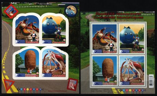 Kanada 2011 - Mi-Nr. 2753-2756 & Block 146 ** - MNH - Attraktionen