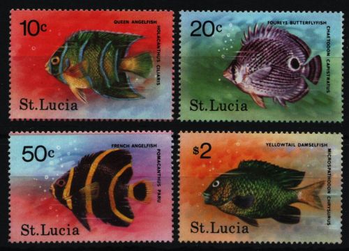 St. Lucia 1978 - Mi-Nr. 431-434 ** - MNH - Fische / Fish