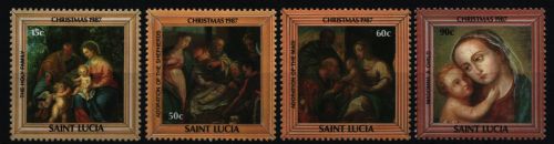 St. Lucia 1987 - Mi-Nr. 904-907 ** - MNH - Weihnachten / X-mas