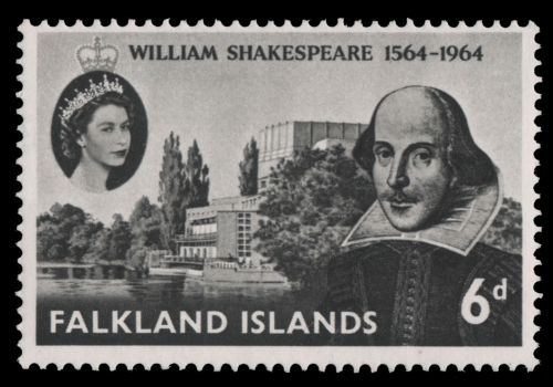 Falkland 1964 - Mi-Nr. 144 ** - MNH - William Shakespeare