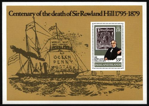 Falkland 1979 - Mi-Nr. Block 2 ** - MNH - Rowland Hill