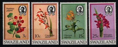 Swaziland 1971 - Mi-Nr. 183-186 ** - MNH - Blumen / Flowers