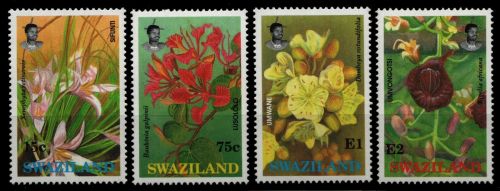Swaziland 1991 - Mi-Nr. 594-597 ** - MNH - Pflanzen / Plants