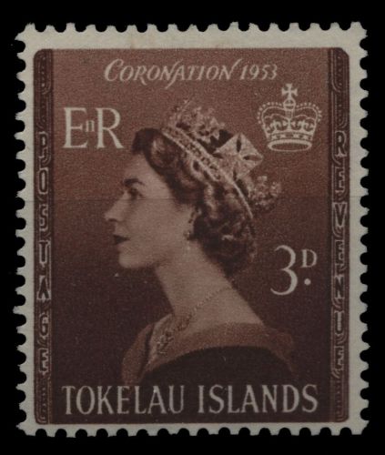 Tokelau 1953 - Mi-Nr. 4 ** - MNH - Krönung Queen Elizabeth II