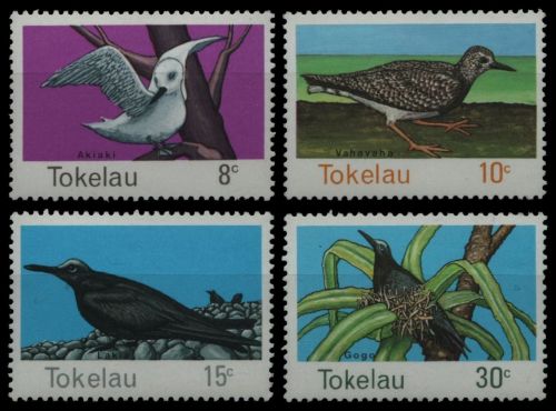 Tokelau 1977 - Mi-Nr. 50-53 ** - MNH - Vögel / Birds