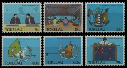 Tokelau 1988 - Mi-Nr. 153-158 ** - MNH - Politische Ereignisse