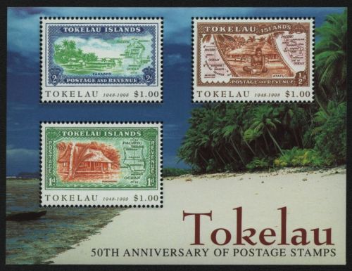 Tokelau 1998 - Mi-Nr. Block 14 ** - MNH - Marke auf Marke