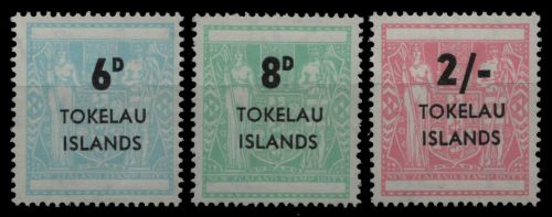 Tokelau 1966 - Stempelmarken - Mi-Nr. 1-3 ** - MNH