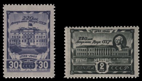 Russia / Sowjetunion 1945 - Mi-Nr. 963-964 * - MH - Akademie