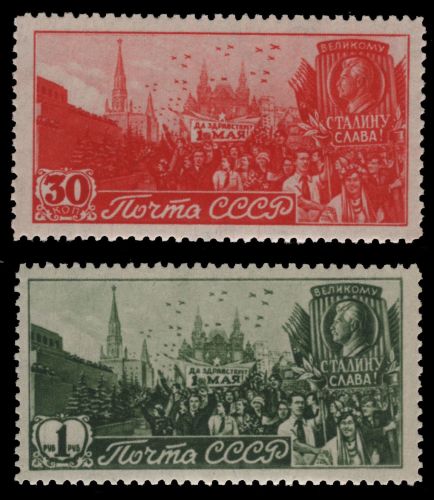 Russia / Sowjetunion 1947 - Mi-Nr. 1117-1118 * - MH - Tag der Arbeit