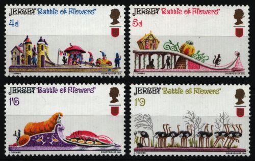 Jersey 1970 - Mi-Nr. 30-33 ** - MNH - Blumenfest