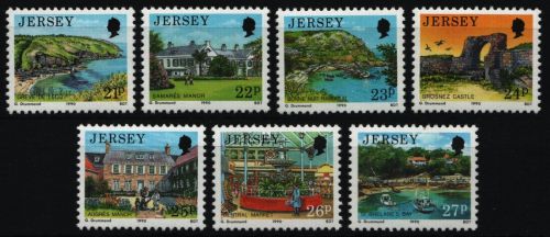 Jersey 1990 - Mi-Nr. 501-507 ** - MNH - Natur - Landschaften