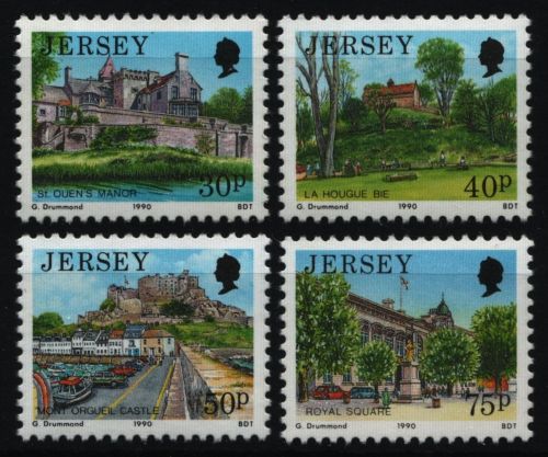 Jersey 1990 - Mi-Nr. 512-515 ** - MNH - Natur - Landschaften