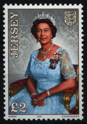Jersey 1991 - Mi-Nr. 543 ** - MNH - Queen Elizabeth II