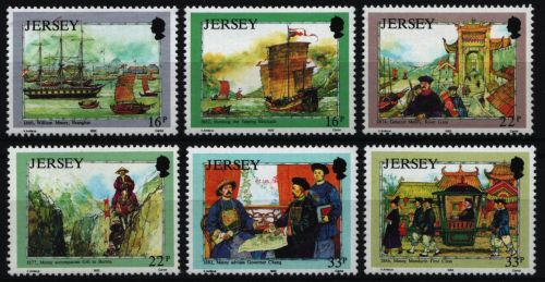 Jersey 1992 - Mi-Nr. 568-573 ** - MNH - Schiffe / Ships