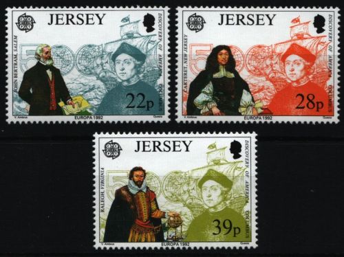 Jersey 1992 - Mi-Nr. 574-576 ** - MNH - EUROPA