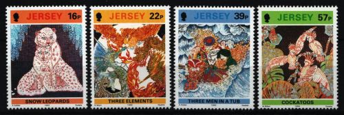 Jersey 1992 - Mi-Nr. 581-584 ** - MNH - Batik