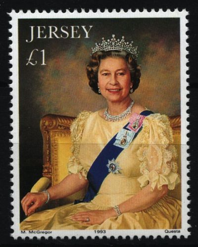 Jersey 1993 - Mi-Nr. 623 ** - MNH - Queen Elizabeth II