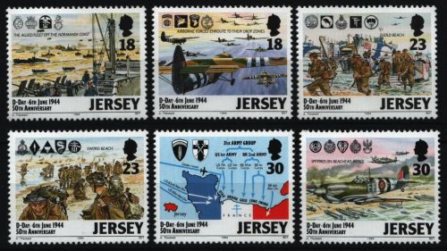 Jersey 1994 - Mi-Nr. 654-659 ** - MNH - Zweiter Weltkrieg / World War II