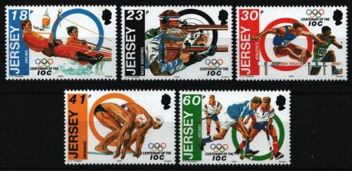 Jersey 1994 - Mi-Nr. 660-664 ** - MNH - Olympisches Komitee